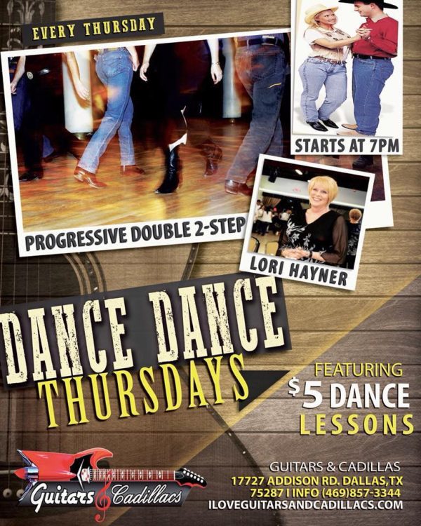 Thursday Night Dance Class Guitars and Cadillacs