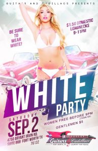 White Party @ I Love Guitars and Cadillacs | Fort Worth | Texas | United States